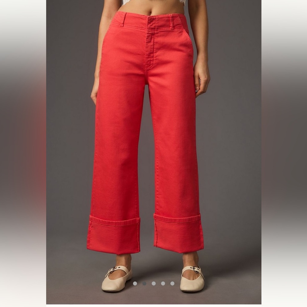 Anthropologie/Pilcro Relaxed Straight Leg Jeans
